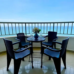 Con Vista Al Mar Piso 19 Bocagrande Apartment